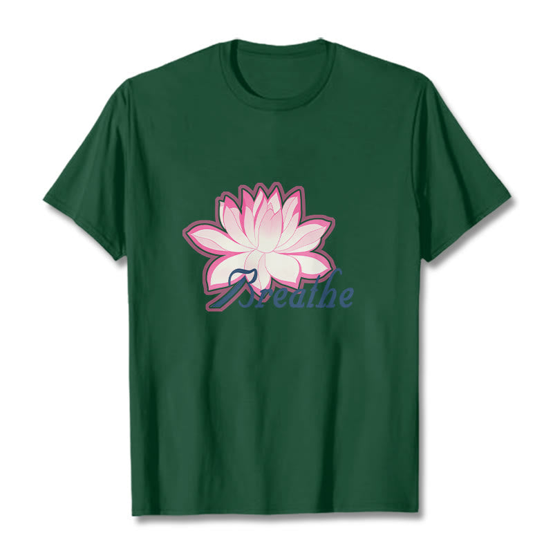 Nimara Ritual BREATHE Lotus Flower Tee T-shirt