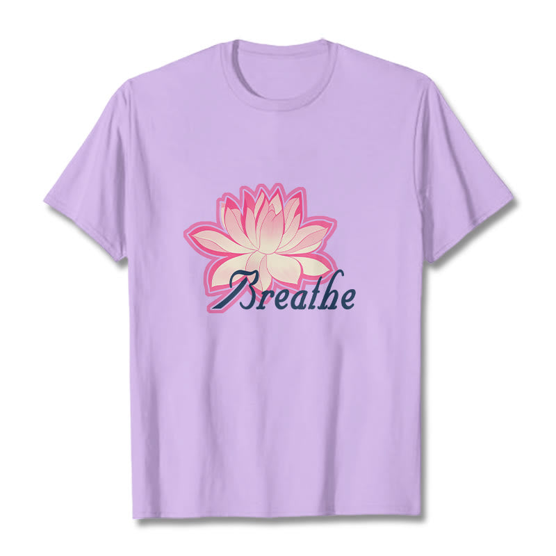 Nimara Ritual BREATHE Lotus Flower Tee T-shirt