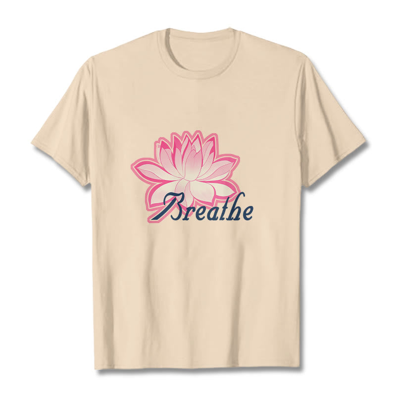 Nimara Ritual BREATHE Lotus Flower Tee T-shirt
