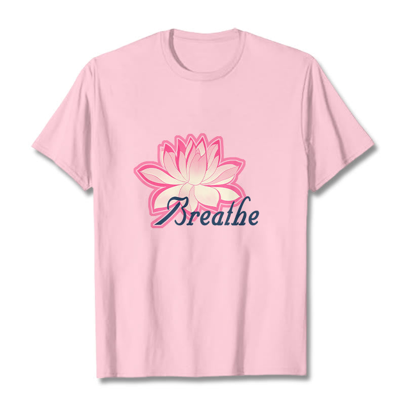 Nimara Ritual BREATHE Lotus Flower Tee T-shirt