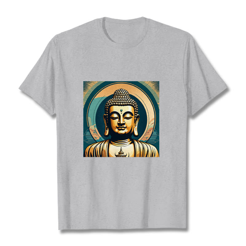 Nimara Ritual Aura Golden Buddha Tee T-shirt