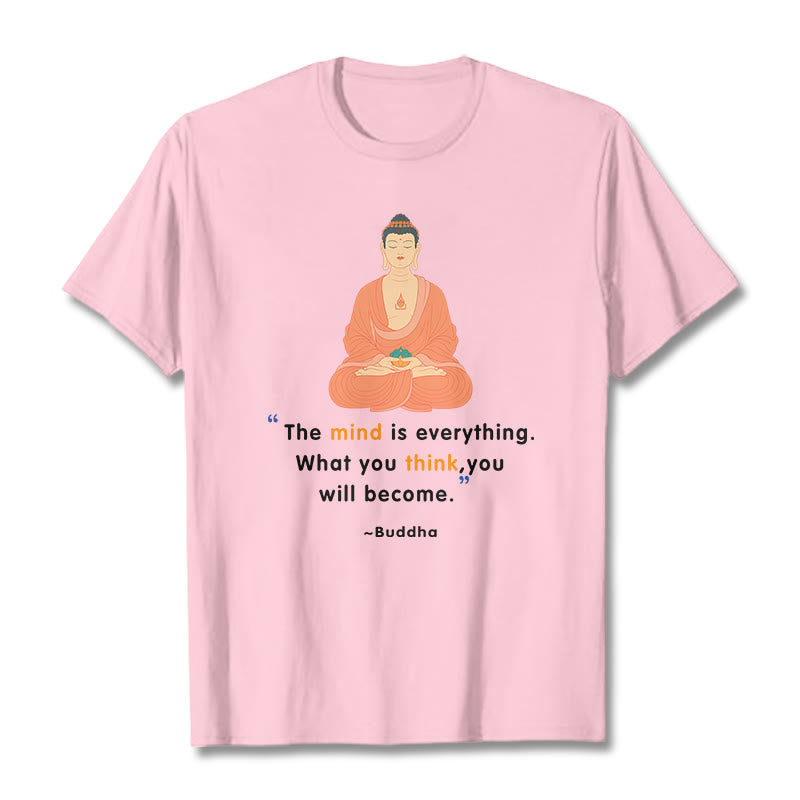 Nimara Ritual The Mind Is Everything Meditation Buddha Tee T-shirt