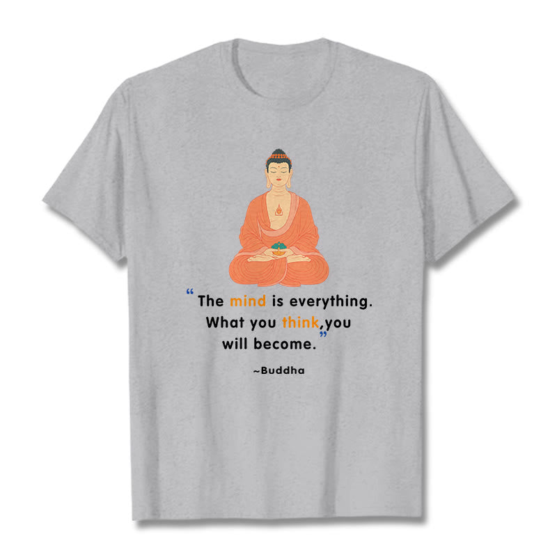 Nimara Ritual The Mind Is Everything Meditation Buddha Tee T-shirt
