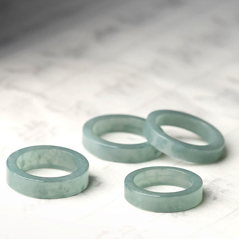 Nimara Ritual Natural Jade Prosperity Luck Ring