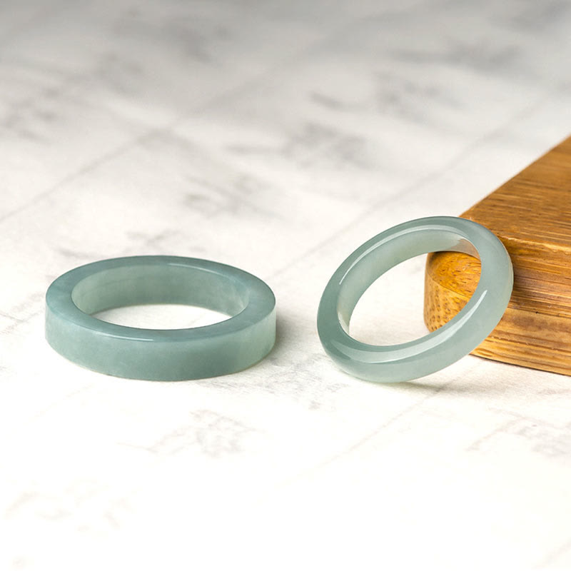 Nimara Ritual Natural Jade Prosperity Luck Ring