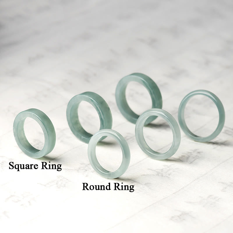 Nimara Ritual Natural Jade Prosperity Luck Ring