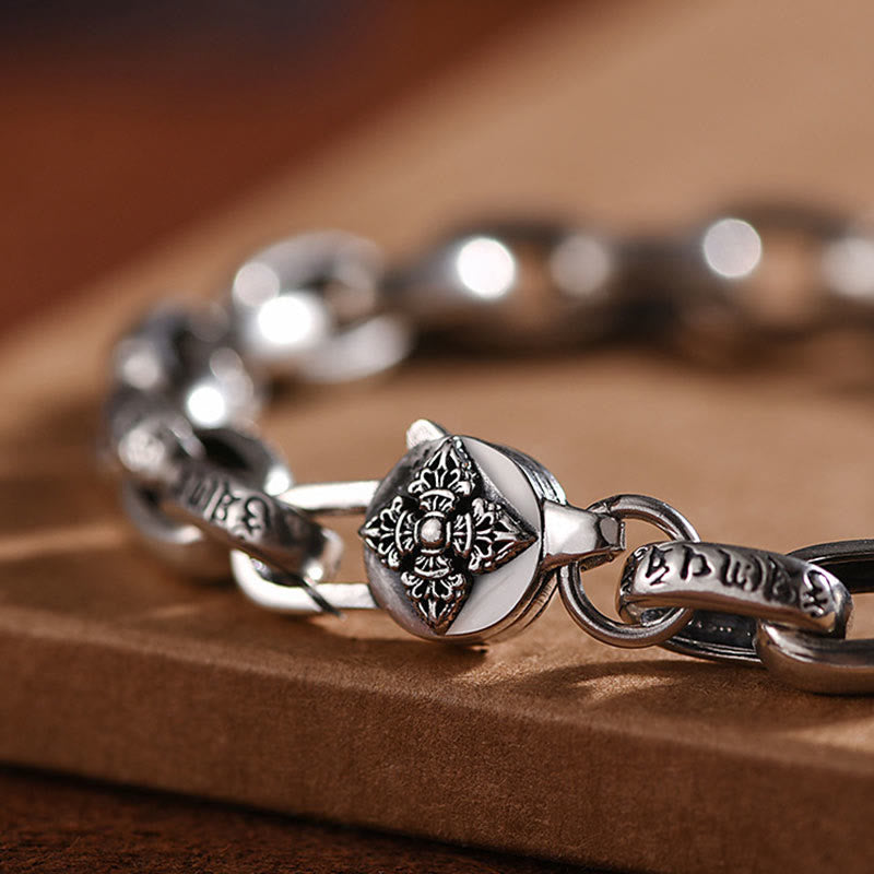 Nimara Ritual 925 Sterling Silver Six True Words Wisdom Calm Bracelet