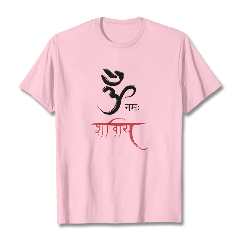 Nimara Ritual OM NAMAH SHIVAYA Mantra Sanskrit Tee T-shirt