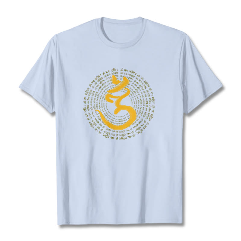 Nimara Ritual 108 OM NAMAH SHIVAYA Mantra Sanskrit Tee T-shirt