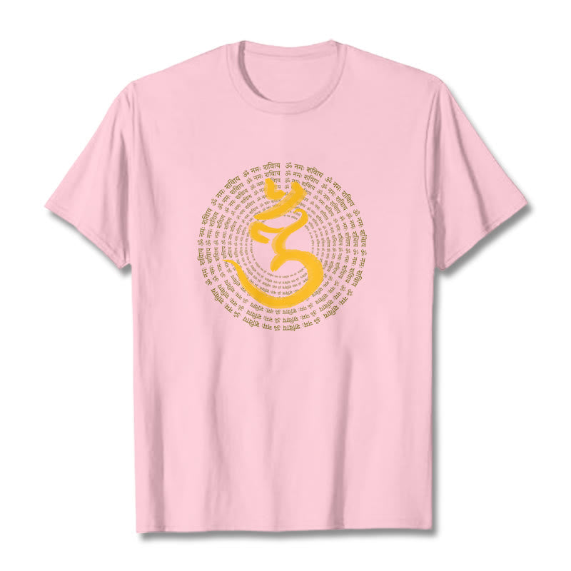 Nimara Ritual 108 OM NAMAH SHIVAYA Mantra Sanskrit Tee T-shirt