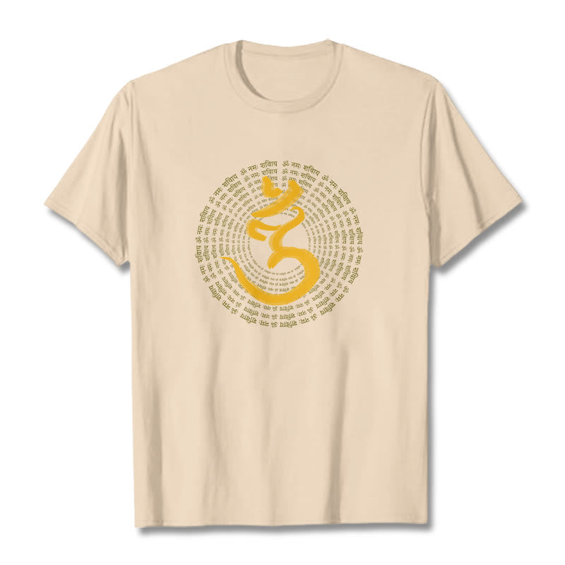 Nimara Ritual 108 OM NAMAH SHIVAYA Mantra Sanskrit Tee T-shirt