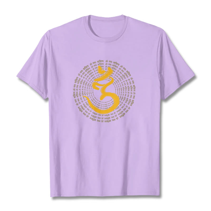 Nimara Ritual 108 OM NAMAH SHIVAYA Mantra Sanskrit Tee T-shirt