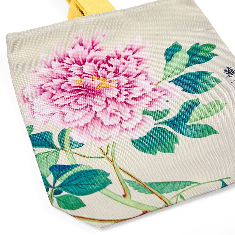 Nimara Ritual Peony Canvas Handbag