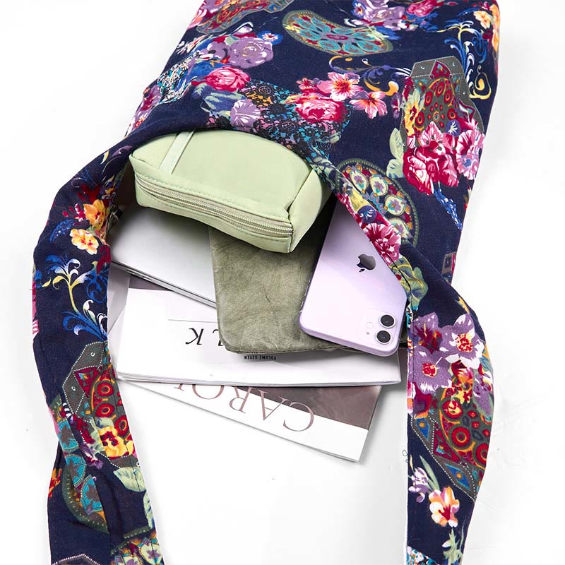 Nimara Ritual Cotton Flower Pattern Crossbody Bag Shoulder Bag