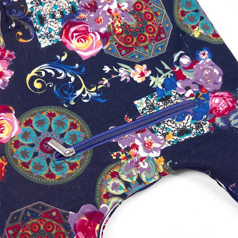 Nimara Ritual Cotton Flower Pattern Crossbody Bag Shoulder Bag