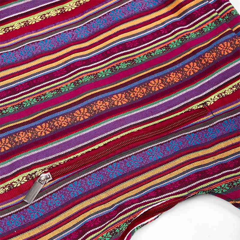 Nimara Ritual Cotton Stripes Pattern Crossbody Bag Shoulder Bag