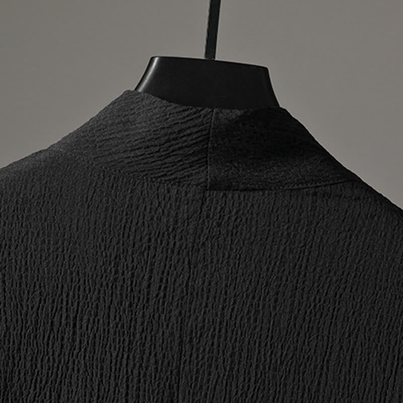 Nimara Ritual Casual V-Neck Three Quarter Sleeve Men's Shirt