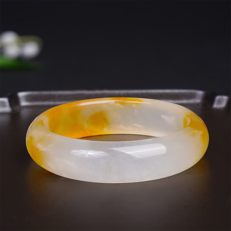 Nimara Ritual Yellow Chalcedony Harmony Positivity Bracelet Bangle