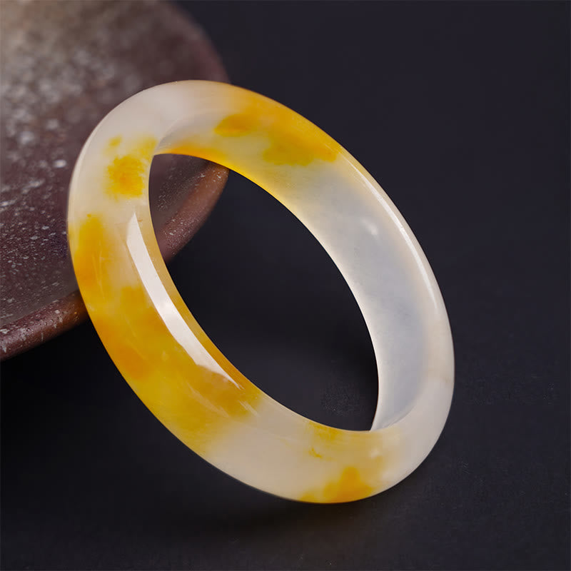 Nimara Ritual Yellow Chalcedony Harmony Positivity Bracelet Bangle