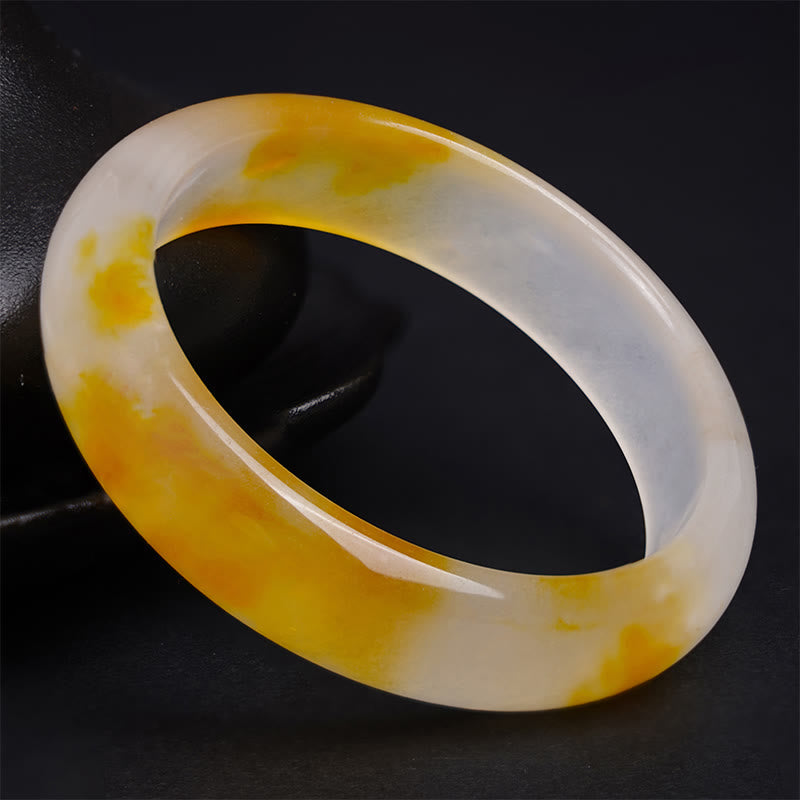 Nimara Ritual Yellow Chalcedony Harmony Positivity Bracelet Bangle