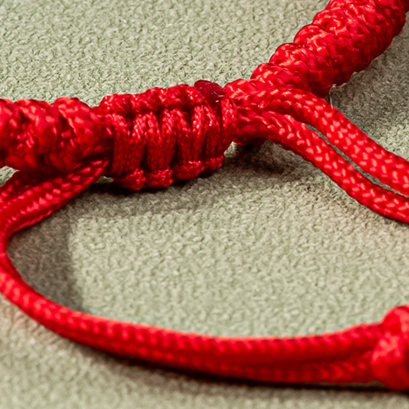 Nimara Ritual Jade Luck Abundance Red String Bracelet