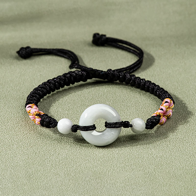 Nimara Ritual Jade Luck Abundance Red String Bracelet