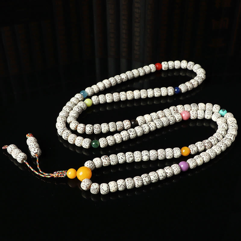 Nimara Ritual Tibetan Bodhi Seed Amber Agate Wealth Bracelet