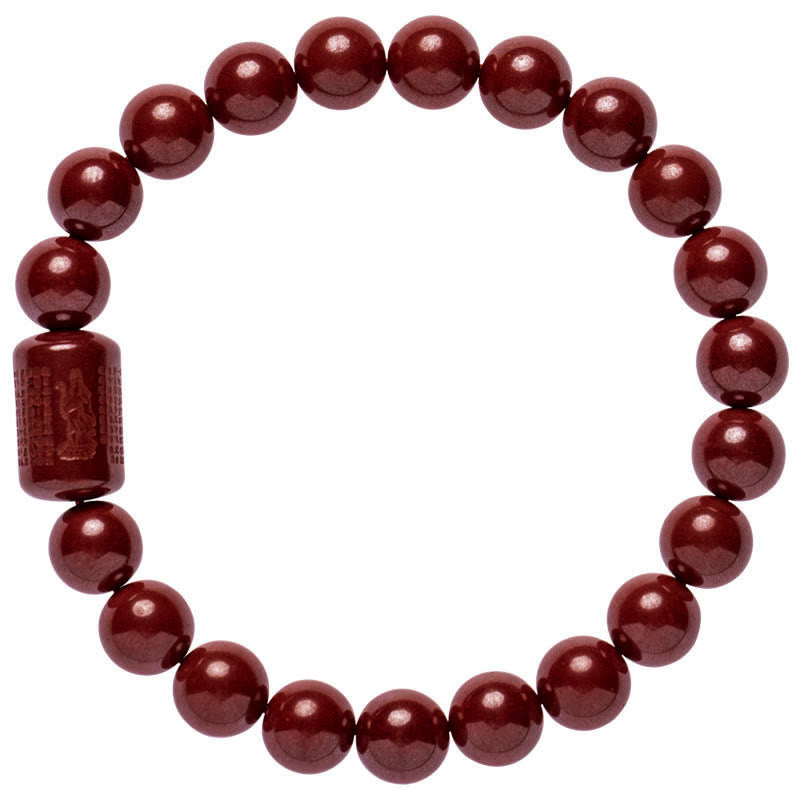 Nimara Ritual Natural Cinnabar Heart Sutra Blessing Bracelet