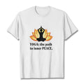 Nimara Ritual Yoga The Path To Inner Peace Lotus Tee T-shirt