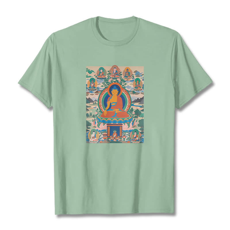 Nimara Ritual The Medicine Buddha Sutra Transformed Into Art Tee T-shirt