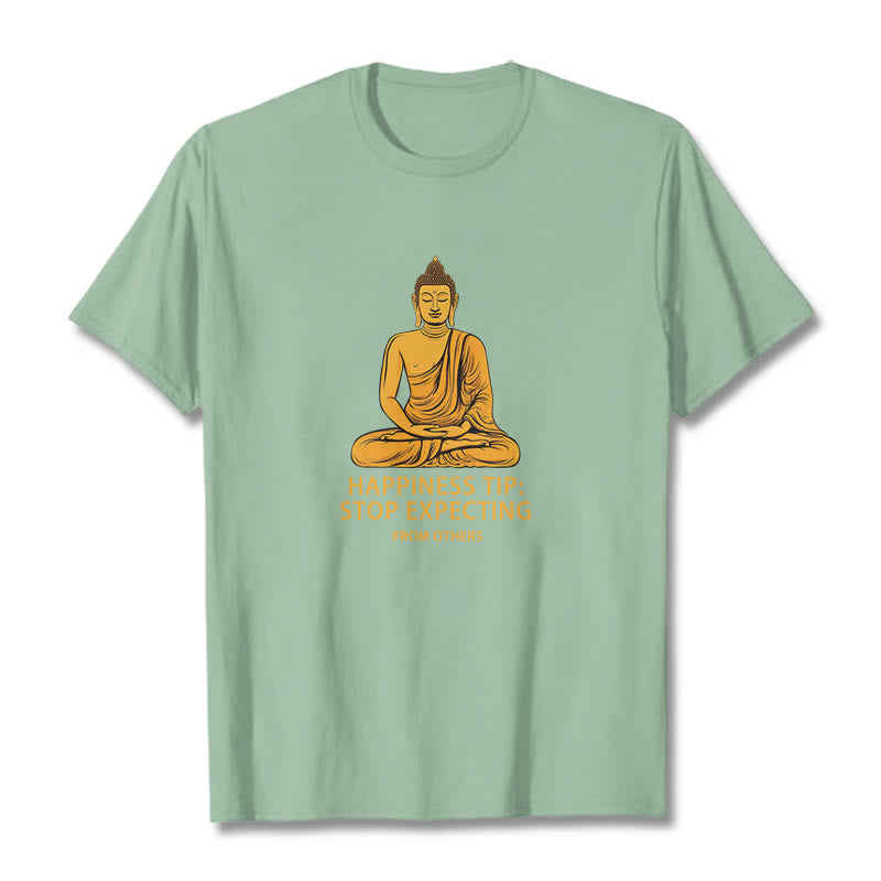 Nimara Ritual Stop Expecting From others Buddha Tee T-shirt