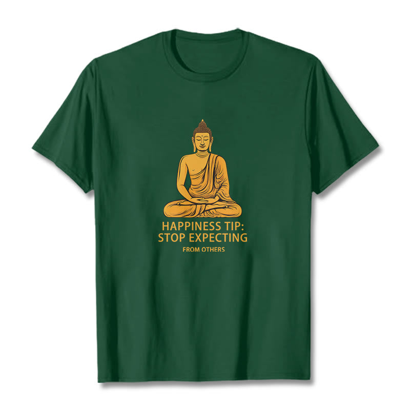 Nimara Ritual Stop Expecting From others Buddha Tee T-shirt