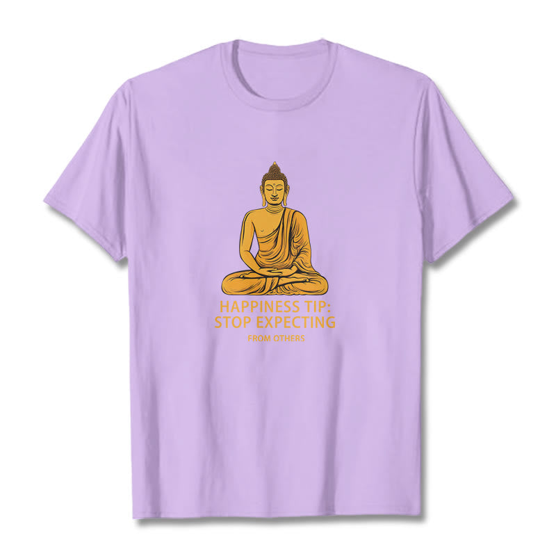 Nimara Ritual Stop Expecting From others Buddha Tee T-shirt