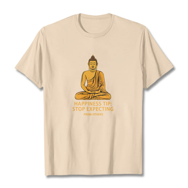 Nimara Ritual Stop Expecting From others Buddha Tee T-shirt