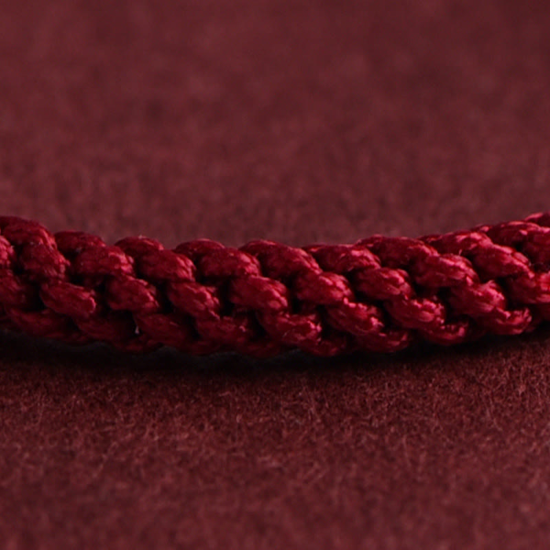 Nimara Ritual 999 Gold Triple Ring Design Handmade Connection Braided Rope Bracelet