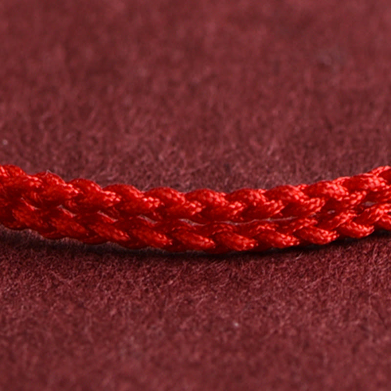 Nimara Ritual 999 Gold Mini Three Beads Design Handmade Luck Rope Bracelet Anklet