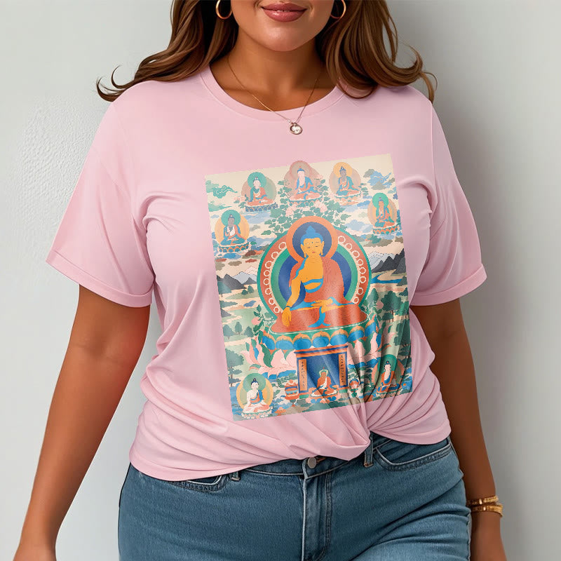 Nimara Ritual The Medicine Buddha Sutra Transformed Into Art Tee T-shirt