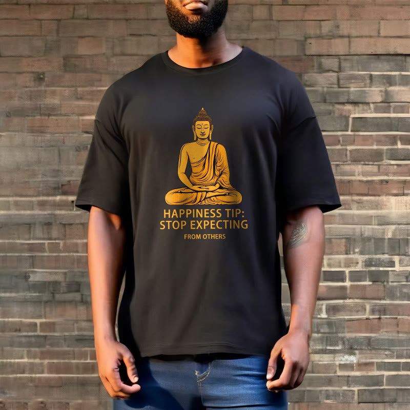 Nimara Ritual Stop Expecting From others Buddha Tee T-shirt