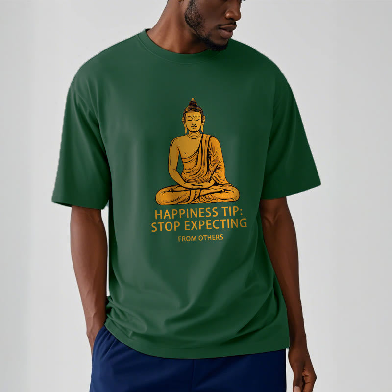 Nimara Ritual Stop Expecting From others Buddha Tee T-shirt