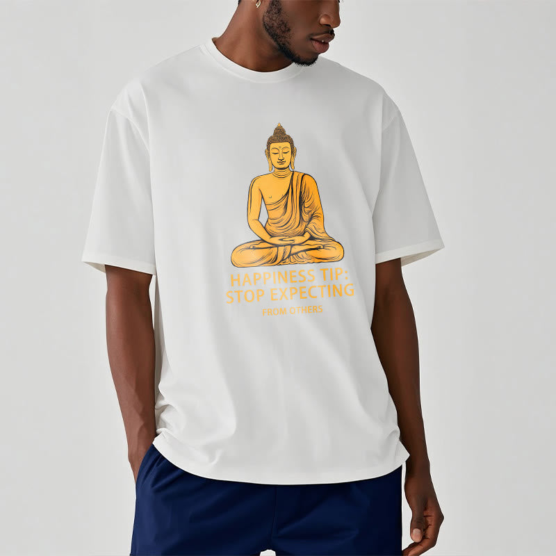 Nimara Ritual Stop Expecting From others Buddha Tee T-shirt