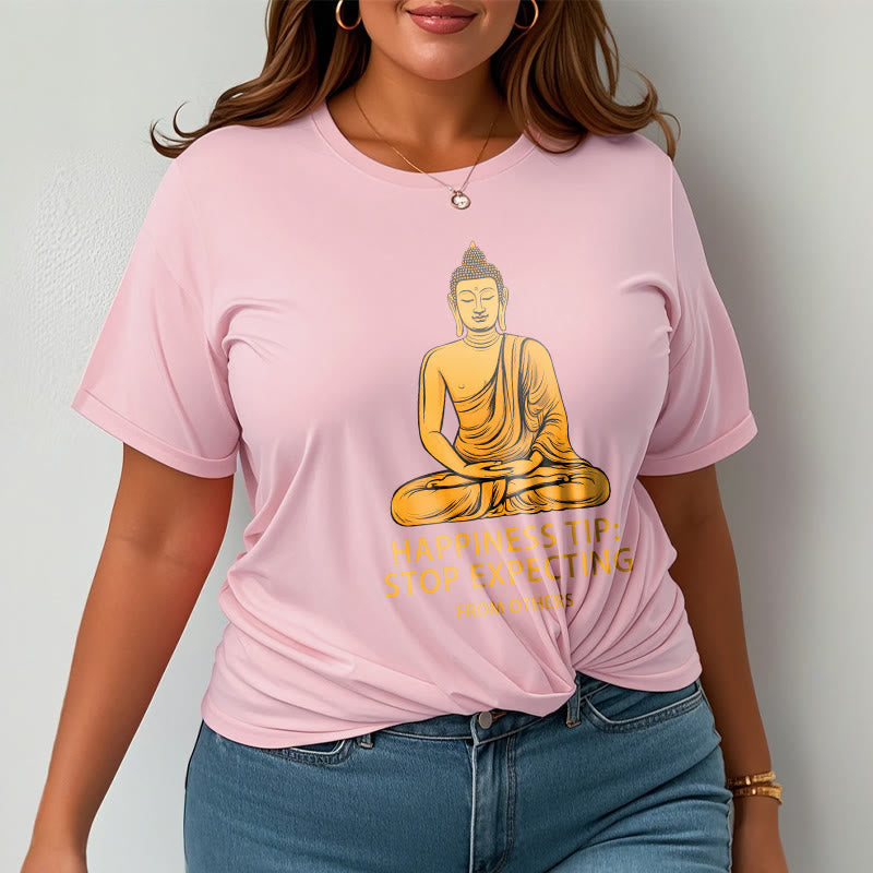 Nimara Ritual Stop Expecting From others Buddha Tee T-shirt