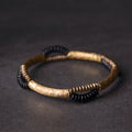 Nimara Ritual Vintage Ebony Wood Copper Luck Wealth Handmade Bracelet