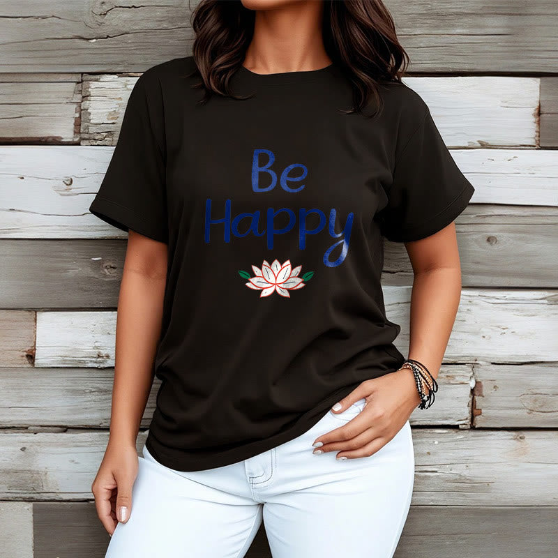 Nimara Ritual Be Happy Lotus Tee T-shirt