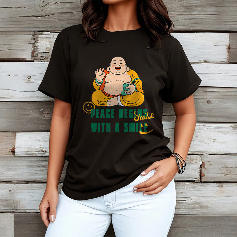 Nimara Ritual Peace Begins With A Smile Tee T-shirt