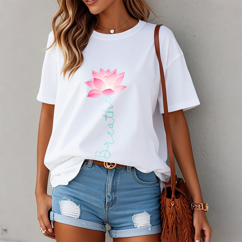 Nimara Ritual BREATHE Lotus Tee T-shirt