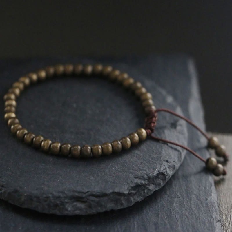 Nimara Ritual Copper Brass Beads Balance Wealth Simple Bracelet
