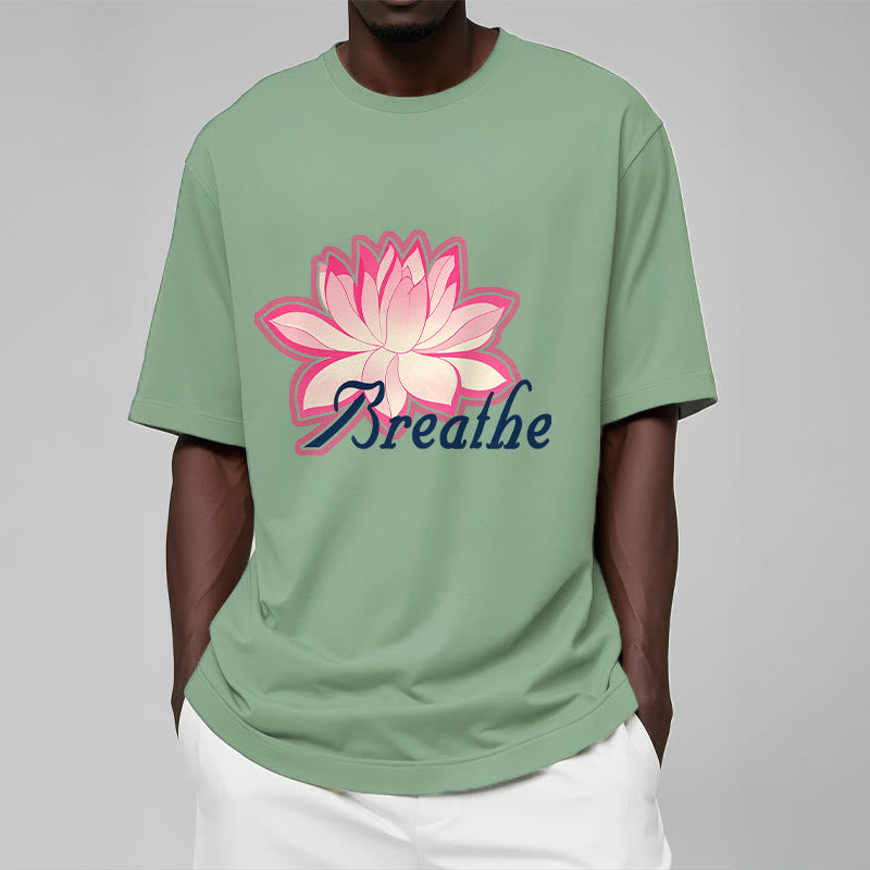 Nimara Ritual BREATHE Lotus Flower Tee T-shirt