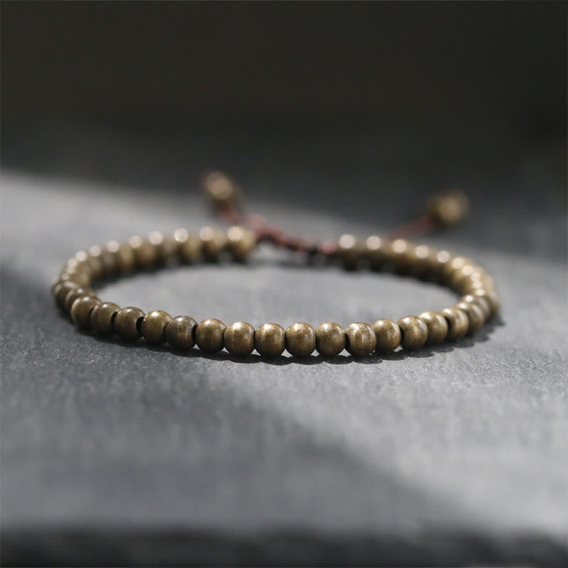 Nimara Ritual Copper Brass Beads Balance Wealth Simple Bracelet