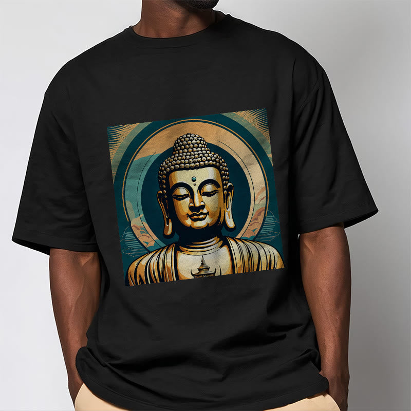 Nimara Ritual Aura Golden Buddha Tee T-shirt