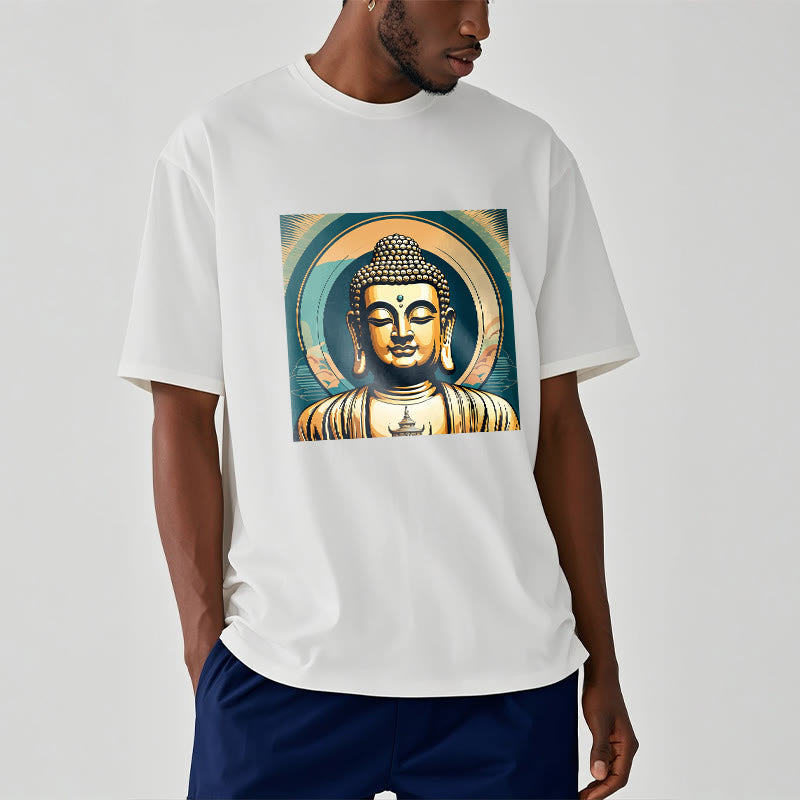 Nimara Ritual Aura Golden Buddha Tee T-shirt